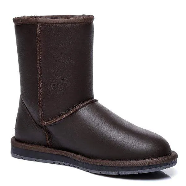 Premium Short Napa Leather UGG Boots