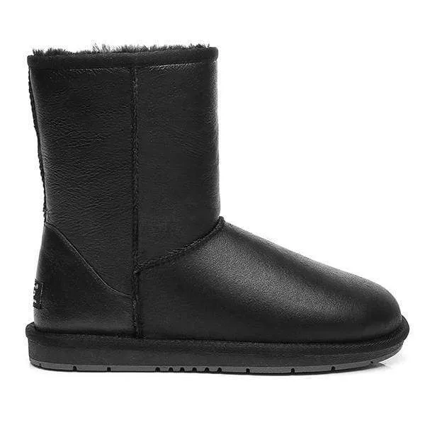 Premium Short Napa Leather UGG Boots