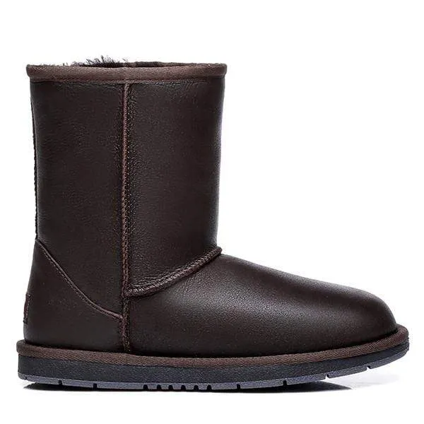 Premium Short Napa Leather UGG Boots