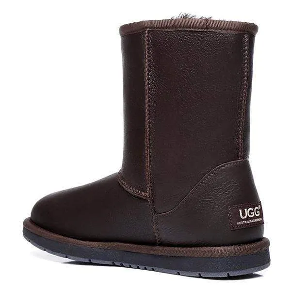 Premium Short Napa Leather UGG Boots