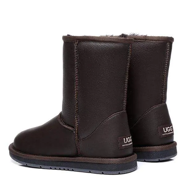 Premium Short Napa Leather UGG Boots