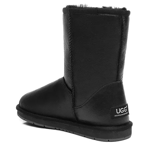 Premium Short Napa Leather UGG Boots