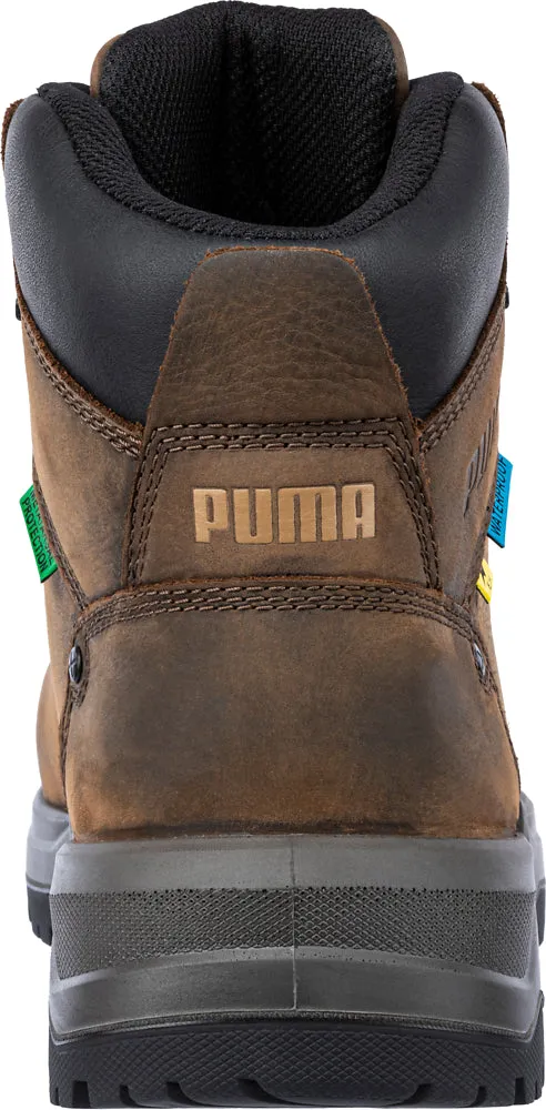 'Puma' Men's 6 Granite MetGuard EH WP Comp Toe - Brown