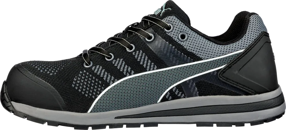 'Puma' Men's Elevate Knit ESD Comp Toe - Black / Gray / White