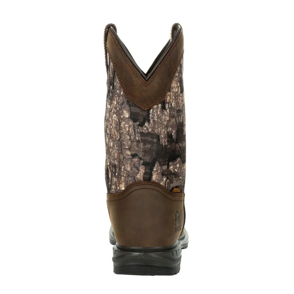 'Rocky' Men's 11" Worksmart 400G WP Western Soft Toe - Realtree Timber