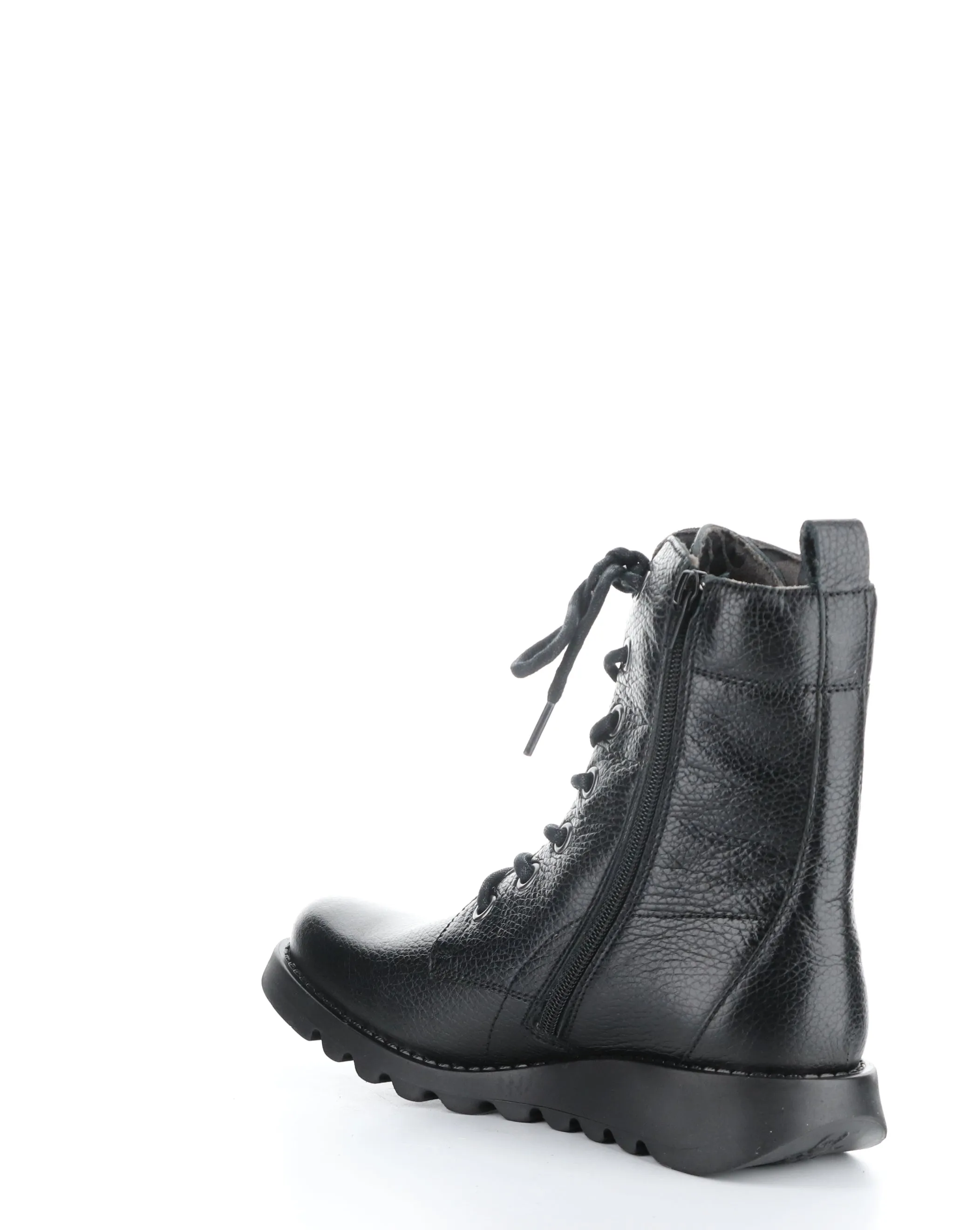 SILF015FLY 004 BLACK Round Toe Boots