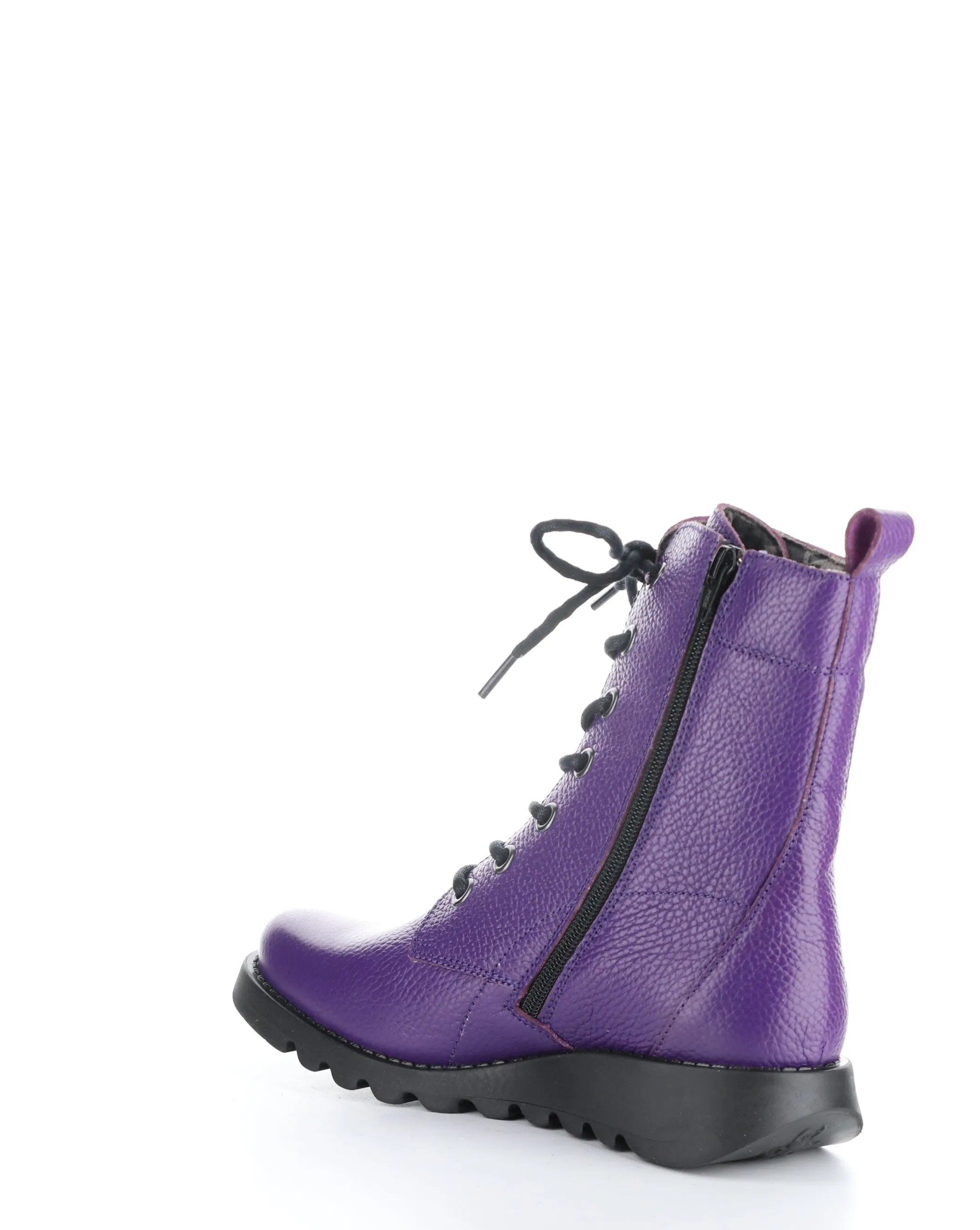 SILF015FLY 006 PURPLE Round Toe Boots