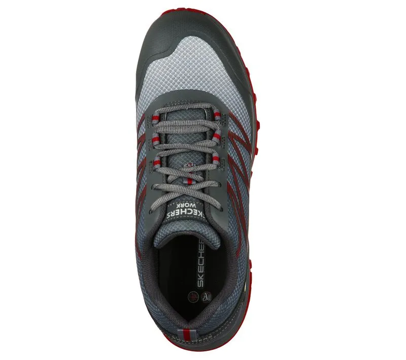 'Skechers' Men's Puxal ESD Comp Toe - Gray / Red