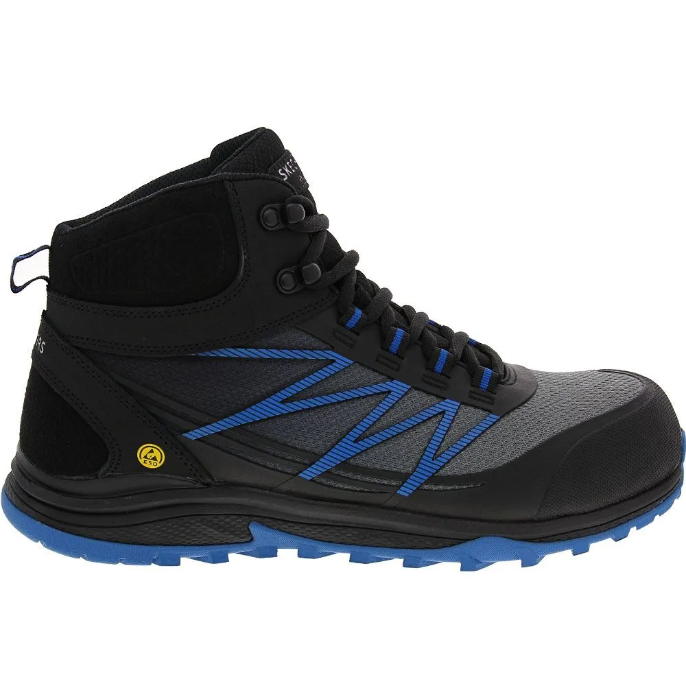 'Skechers' Men's Puxal Firmle ESD Comp Toe - Black / Blue