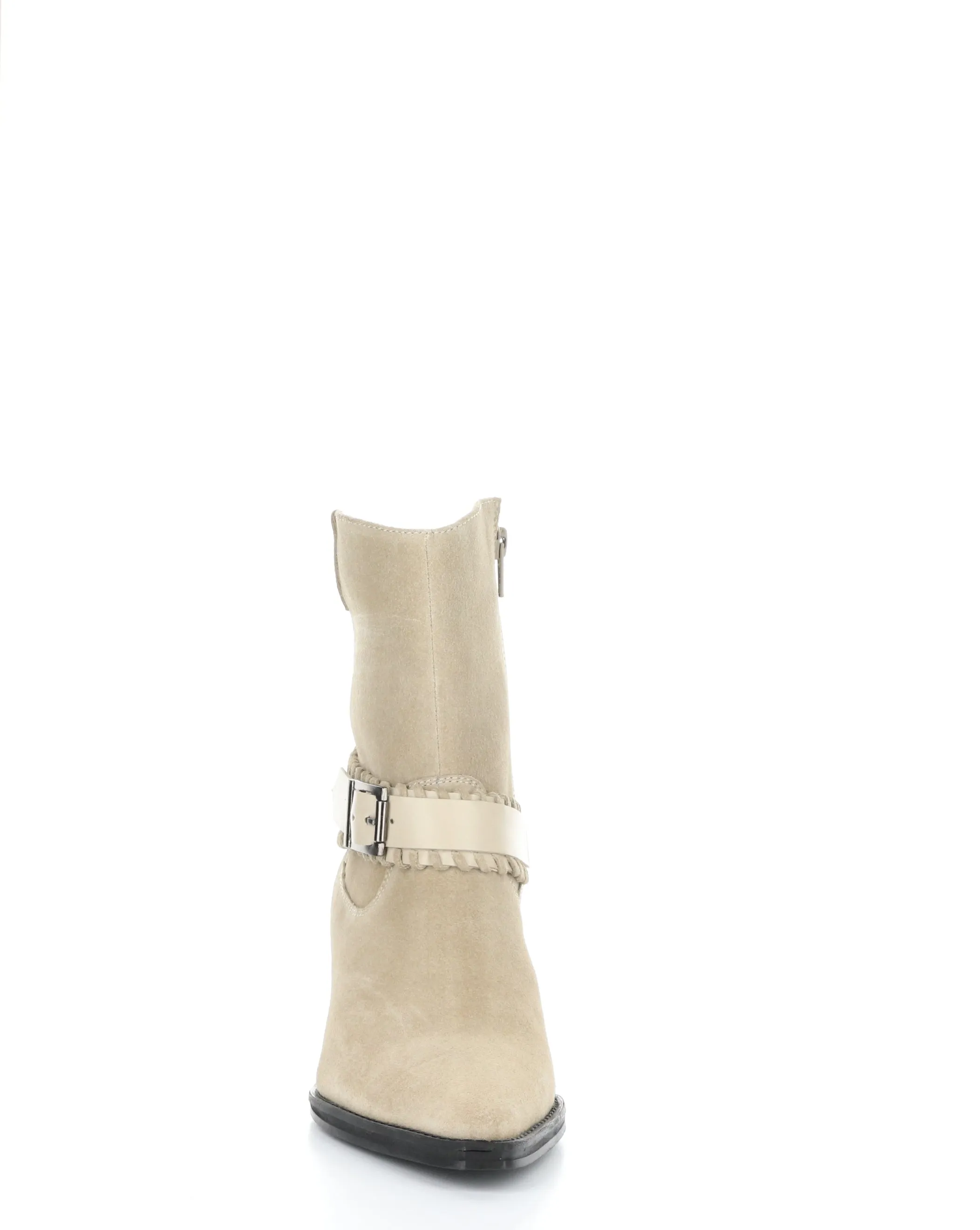 TARTAN BEIGE Pointed Toe Boots