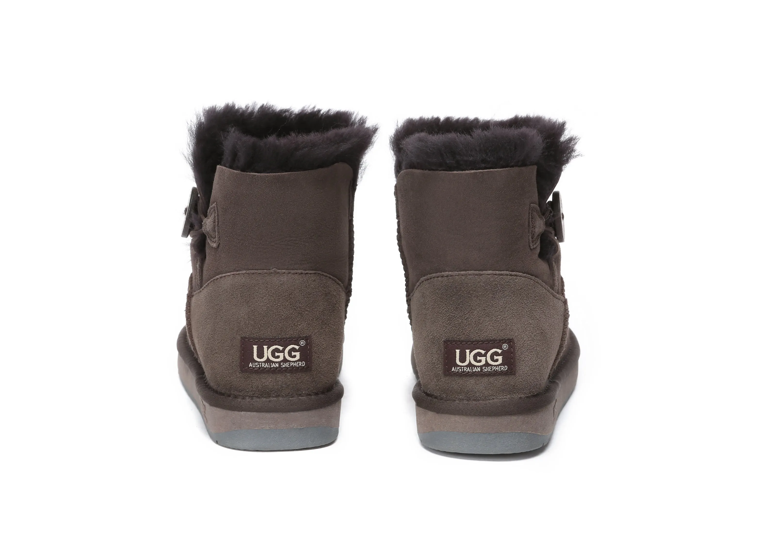 UGG Australian Shepherd Australia Premium Double Face Sheepskin Water Resistant Mini Button Boots