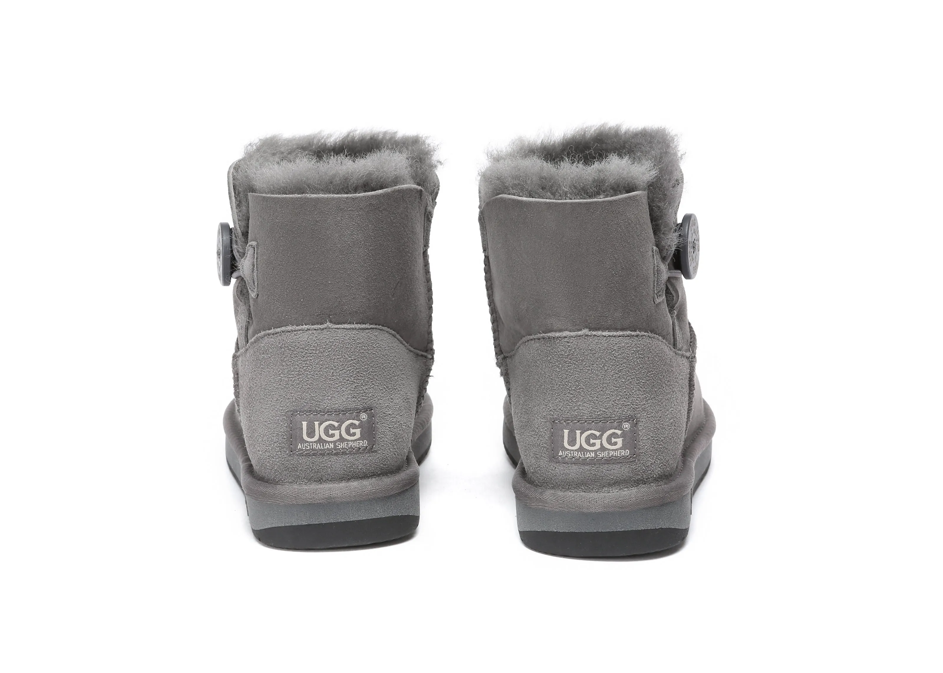 UGG Australian Shepherd Australia Premium Double Face Sheepskin Water Resistant Mini Button Boots