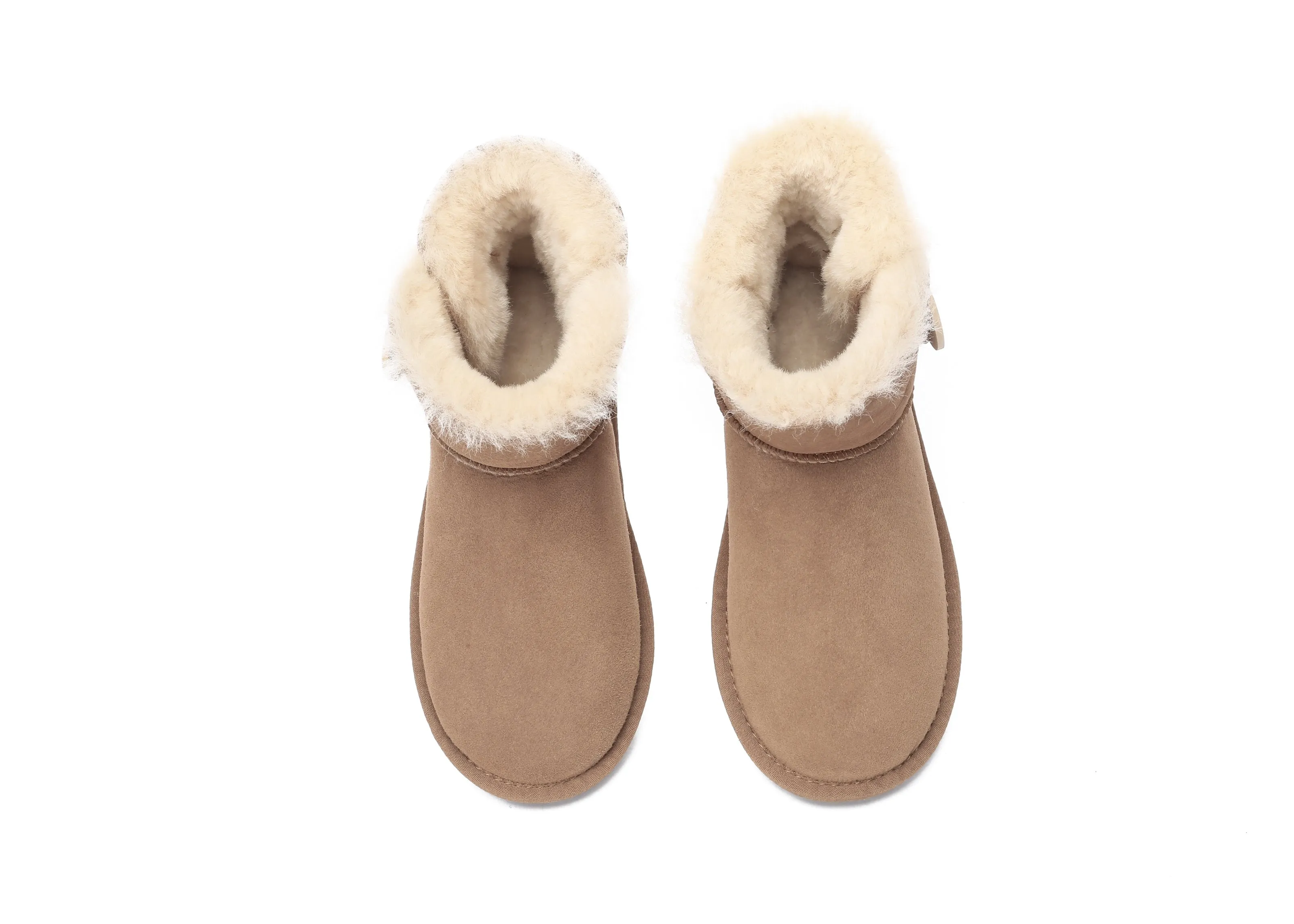 UGG Australian Shepherd Australia Premium Double Face Sheepskin Water Resistant Mini Button Boots