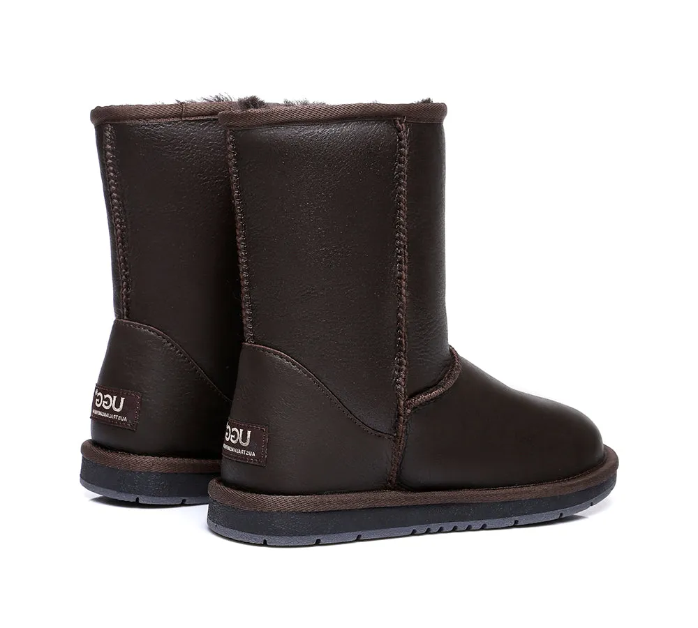 UGG Australian Shepherd Australia Premium Sheepskin Unisex Short Classic Nappa Water Resistant Boots