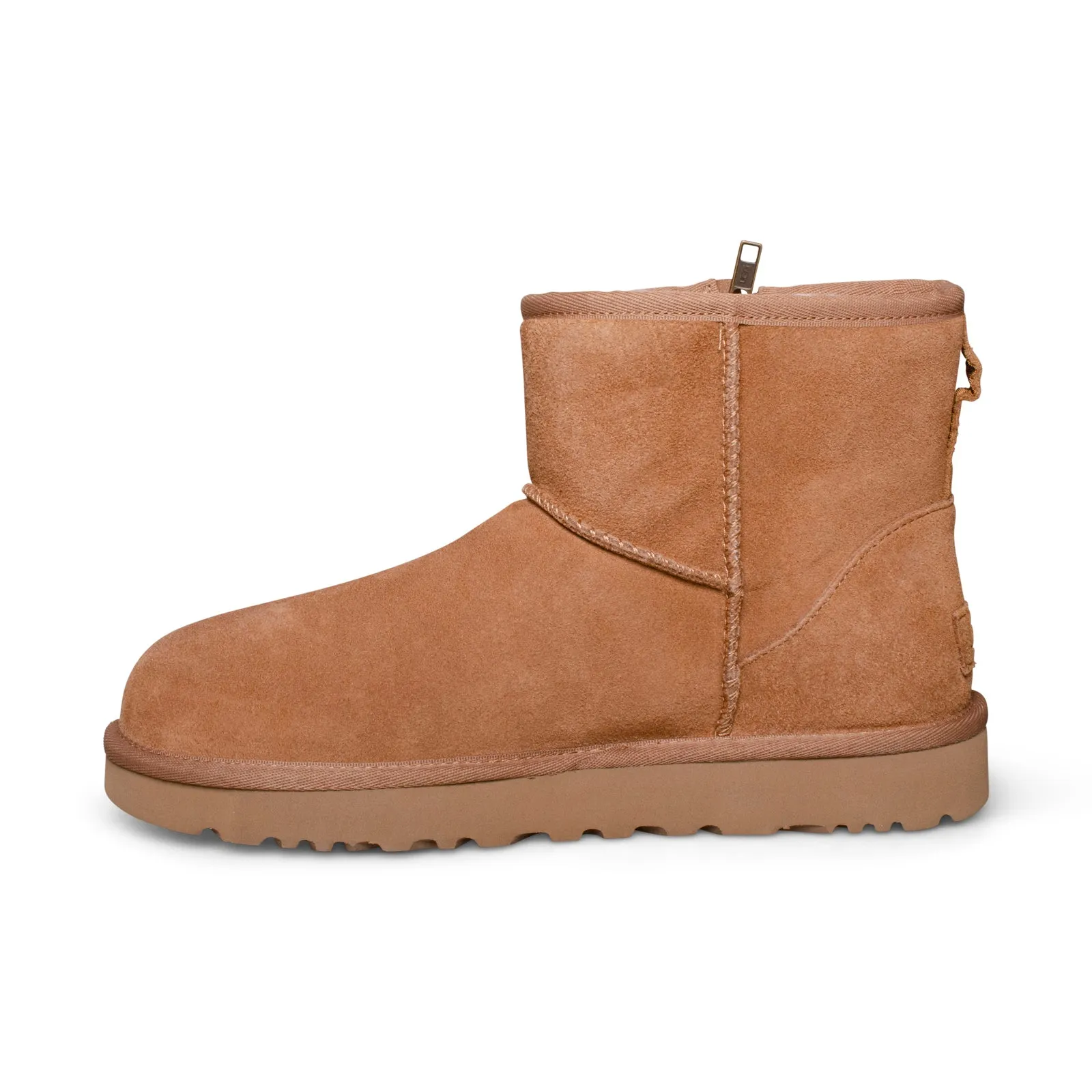 UGG Classic Mini Bailey Zip Chestnut Boots - Women's