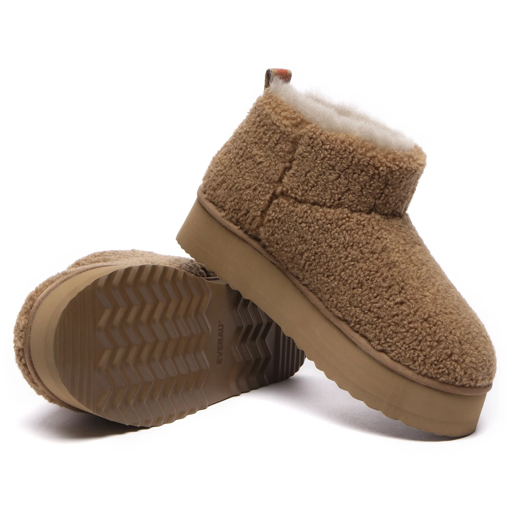 Ultra Mini TeddyFluff Platform UGG Boots