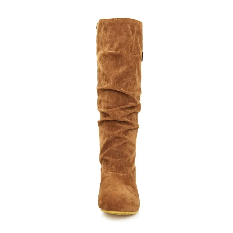 Women's Flock Inside Heighten Mid Calf Boots