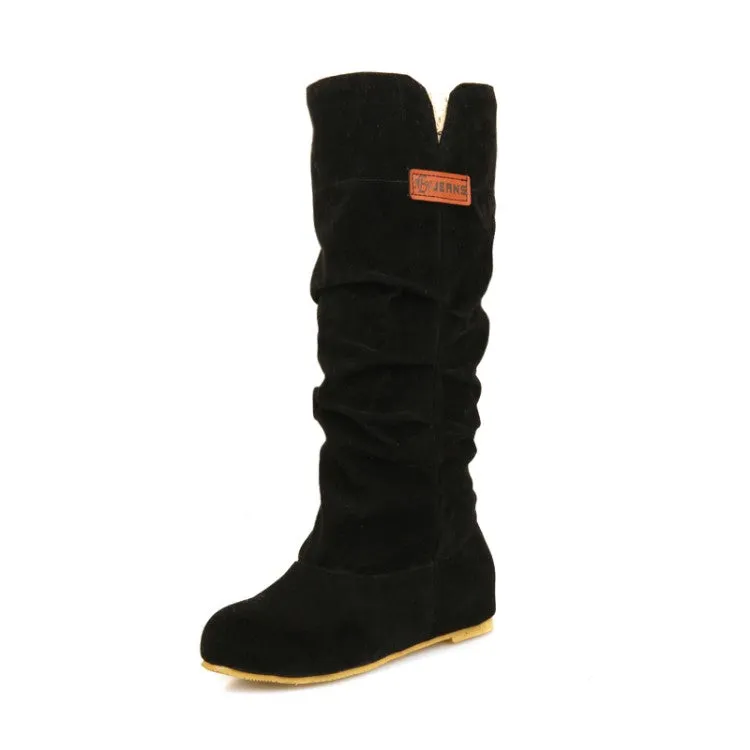 Women's Flock Inside Heighten Mid Calf Boots