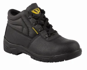 WorkForce GC2-P Leather Chukka Safety Boots Steel Toe Cap Work Shoes