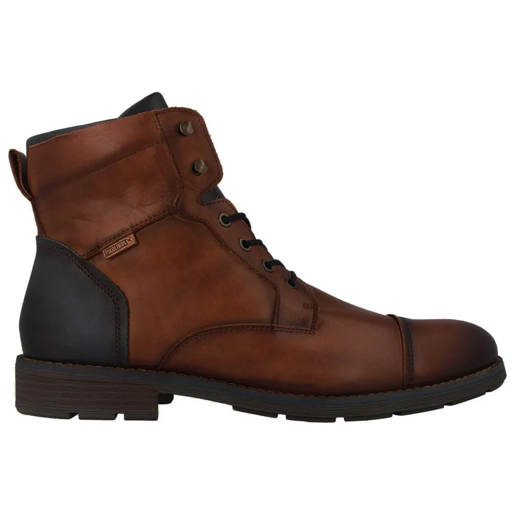 York Calfskin Leather Men's Ankle Boots