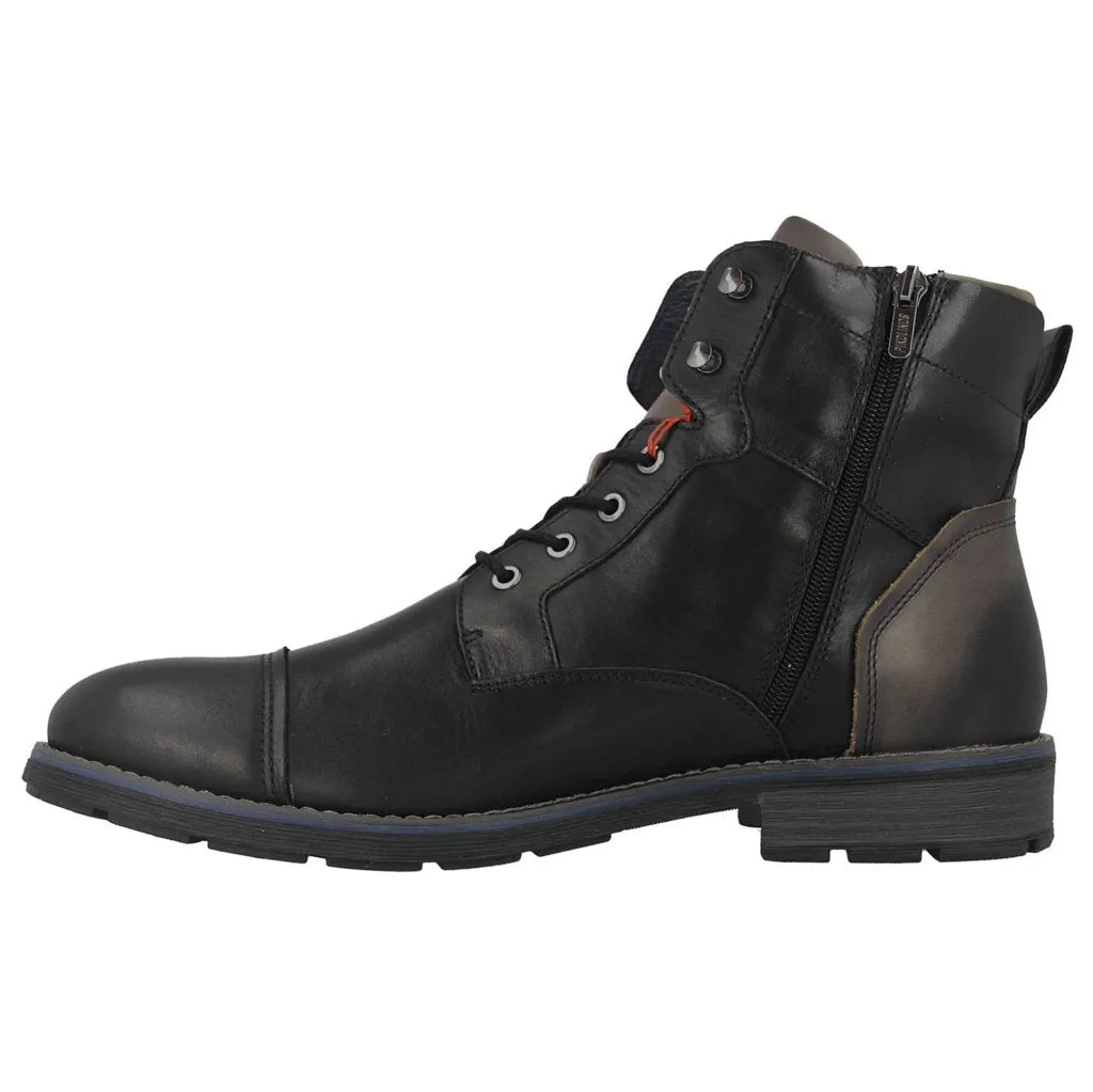 York Calfskin Leather Men's Ankle Boots